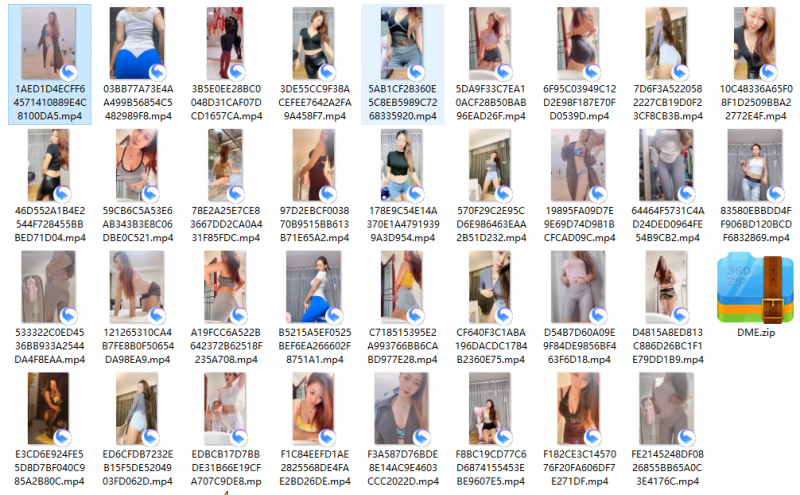 【自购】快手猫朵儿【34V 275M】【百度网盘】